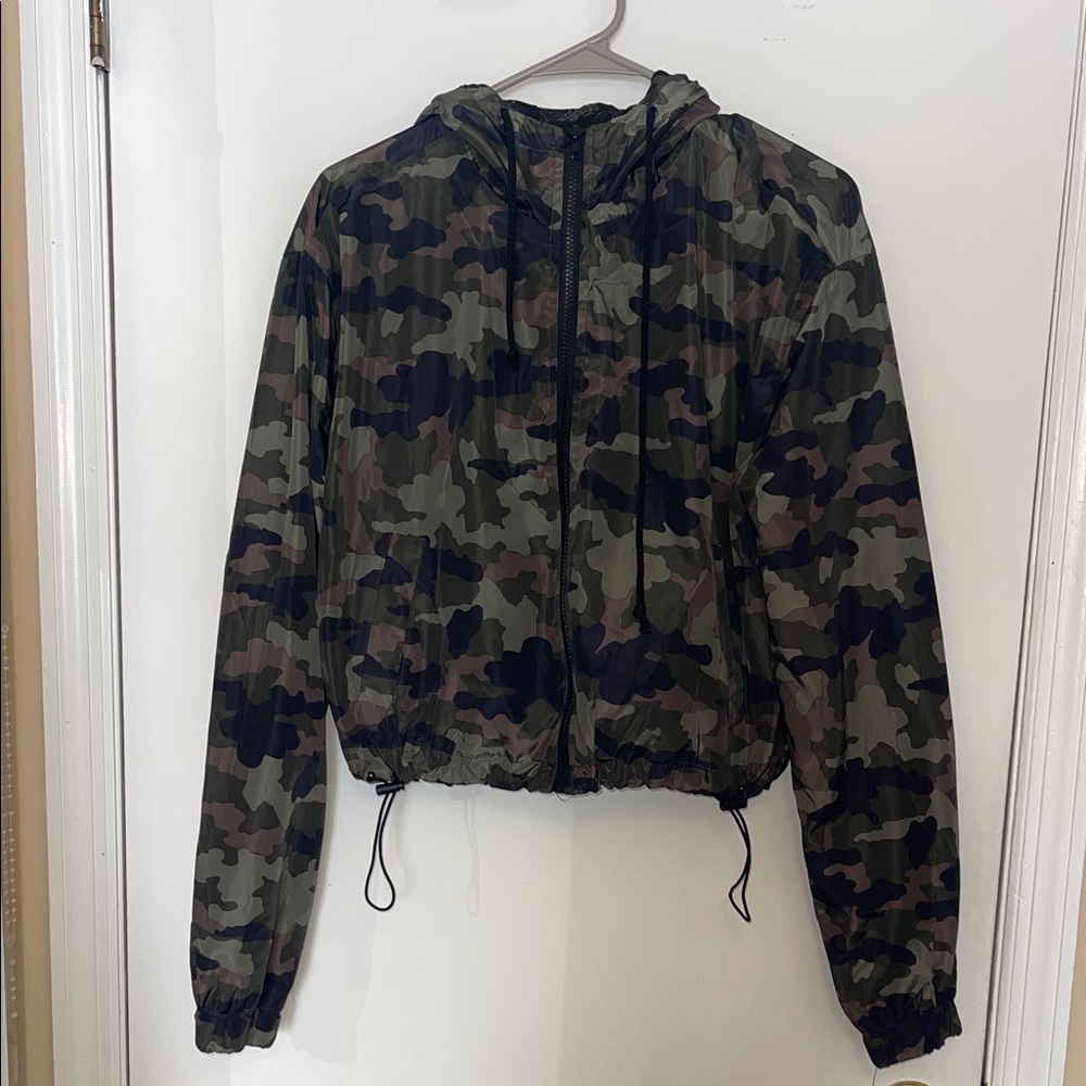 Camouflage Zip-Up Jacket